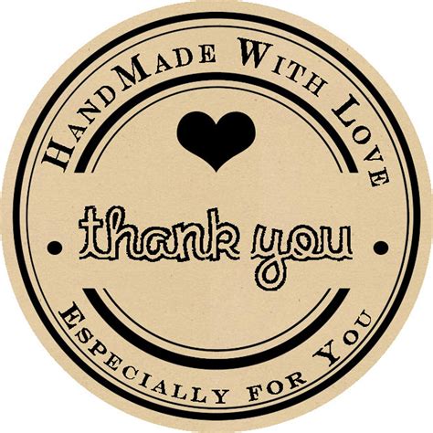 Thank You Stickers Printable